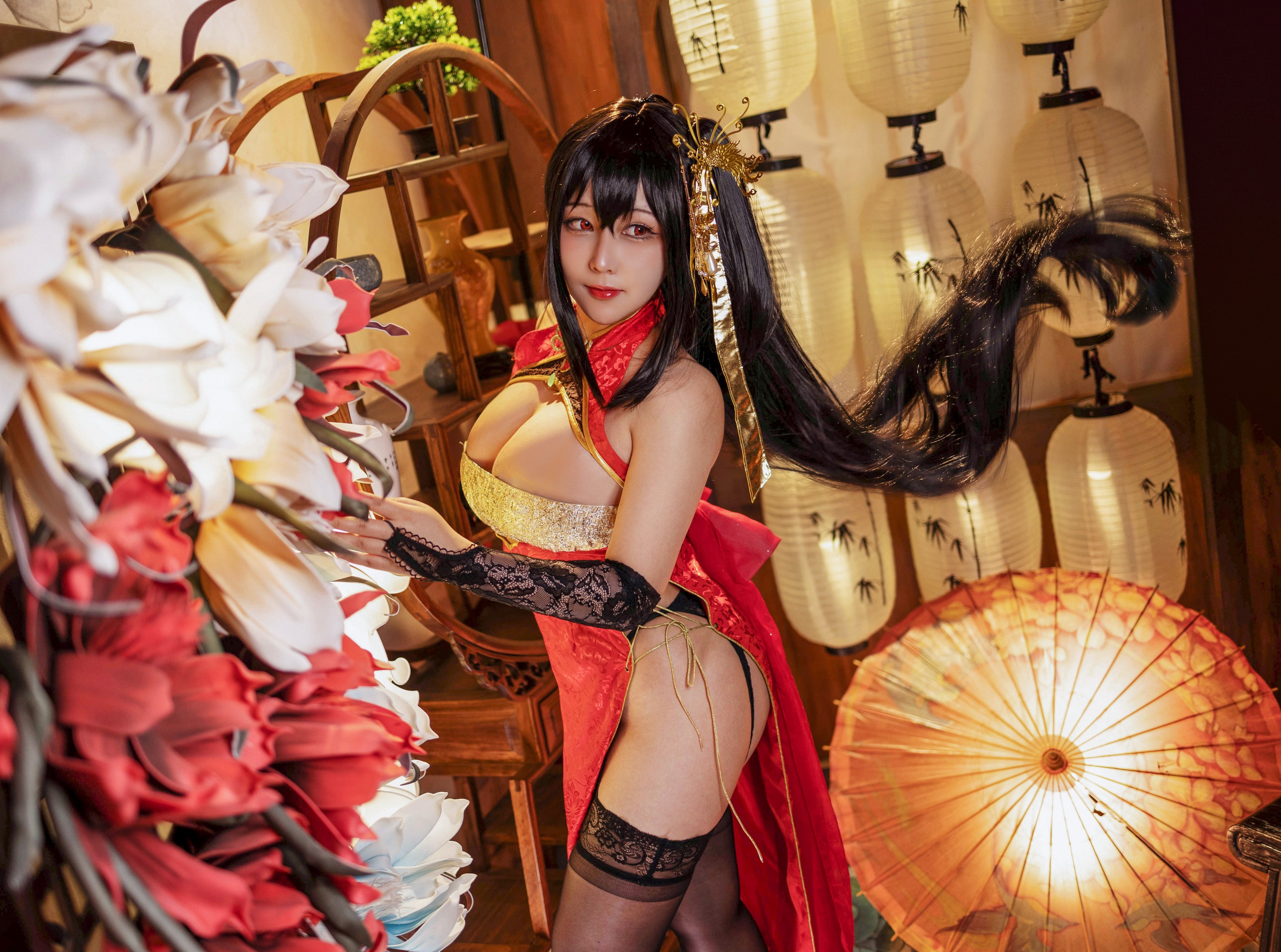 图片[1]-KANEKO_咔喵 – NO.006 大凤旗袍[23P]-XikXak